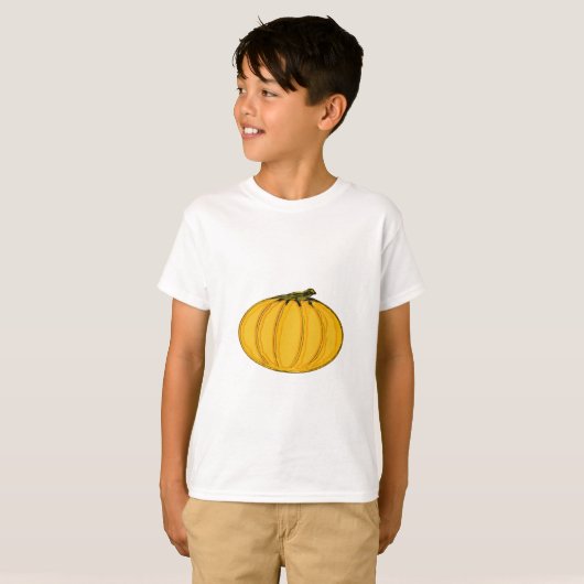 Pumpkin HAPPY THANKSGIVING jGibney The M Tシャツ (正面フル)