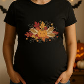 Pumpkin Harvest Maternity Halloween Fall Bump Tシャツ