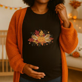 Pumpkin Harvest Maternity Halloween Fall Bump Tシャツ