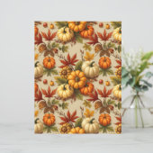 Pumpkin Harvest Scrapbook Paper (スタンド正面)