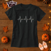 Pumpkin Heartbeat Pregnancy Halloween Maternity  Tシャツ