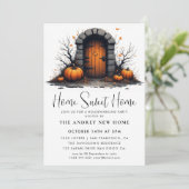 Pumpkin Housewarming Party Home Sweet Home 招待状 (スタンド正面)