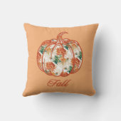 Pumpkin in a Chrysanthemum Pattern クッション (裏面)