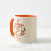 Pumpkin in a Chrysanthemum Pattern マグカップ (正面左)