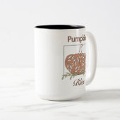 Pumpkin In Light - Pumpkin Bliss ツートーンマグカップ (正面右)