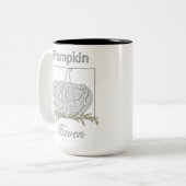 Pumpkin In Light - Pumpkin Haven ツートーンマグカップ (正面左)