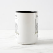 Pumpkin In Light - Pumpkin Haven ツートーンマグカップ (中央)