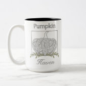 Pumpkin In Light - Pumpkin Haven ツートーンマグカップ (左)