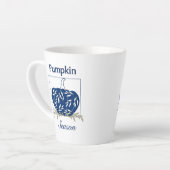 Pumpkin In Light - Pumpkin Season カフェラテマグ (左アングル)