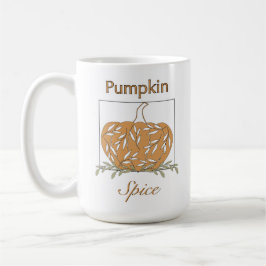 Pumpkin In Light - Pumpkin Spice コーヒーマグカップ