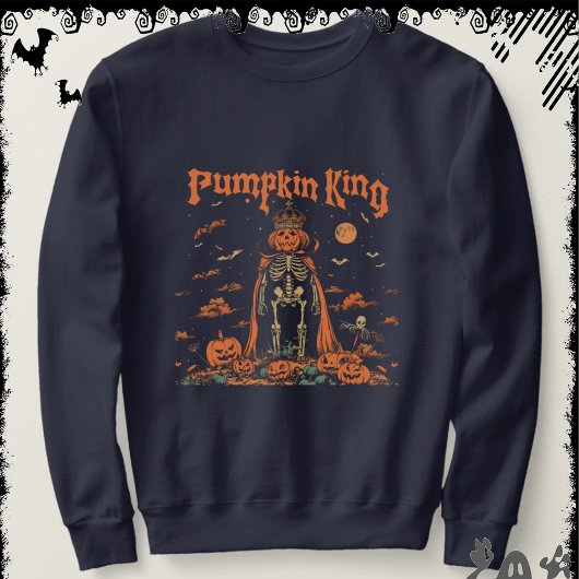Pumpkin King | ExDesigner | Halloween スウェットシャツ