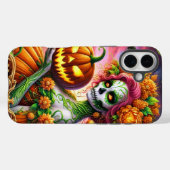 Pumpkin Lady Phone Case Case-Mate iPhoneケース (裏面 (横))