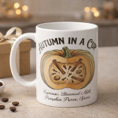 Pumpkin Latte Anatomy Autumn Ingredients コーヒーマグカップ