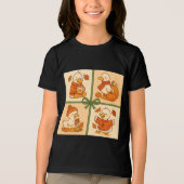 Pumpkin Latte Goose  Goose Fall トライブレンドＴシャツ (正面)