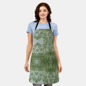 Pumpkin Leaf Macro エプロン (着用した状態)