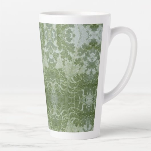 Pumpkin Leaf Macro カフェラテマグ (右)