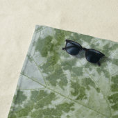 Pumpkin Leaf Macro ビーチタオル (インサイチュ)