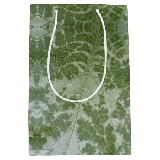 Pumpkin Leaf Macro ミディアムペーパーバッグ (正面)