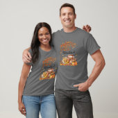 Pumpkin Leopard Thankful Grate Blessed Fall Thanks Tシャツ (ユニセックス)