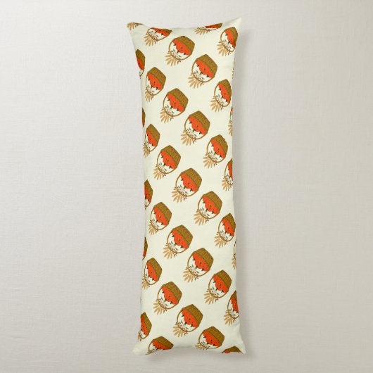 🛋️ **Pumpkin Long Pillow Cover ボディピロー (裏面 (縦))