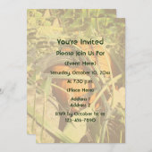 Pumpkin On The Vine Fall Nature 招待状 (正面/裏面)