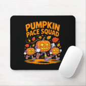 Pumpkin Pace Squad Runner Costume Halloween Runnin マウスパッド (マウス)