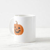 Pumpkin Painting Jack O Lantern Autumn Coffee Mug コーヒーマグカップ (正面左)