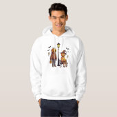 Pumpkin Pals Hoodie – Creepy Cute Halloween Street パーカ (正面フル)