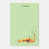 Pumpkin Patch 4" x 6" Post-it®注意事項 ポストイット (正面)