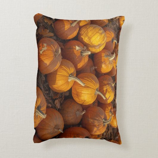 Pumpkin Patch Accent Pillow アクセントクッション (裏面(縦))