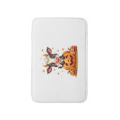 Pumpkin Patch Cow バスマット (正面縦)