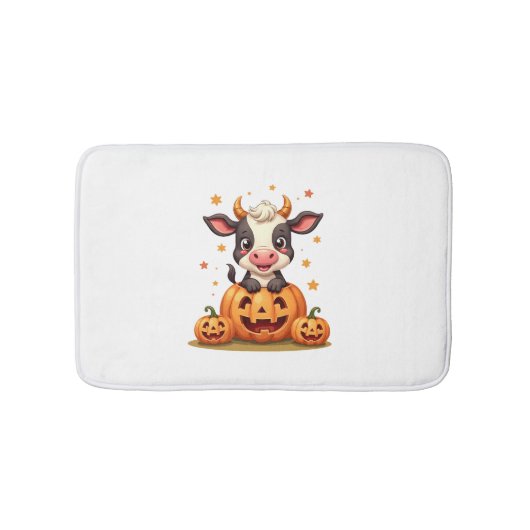 Pumpkin Patch Cow バスマット (正面)