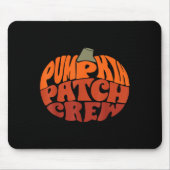 Pumpkin Patch Crew Funny Pumpkin Patch Squad Thank マウスパッド (正面)