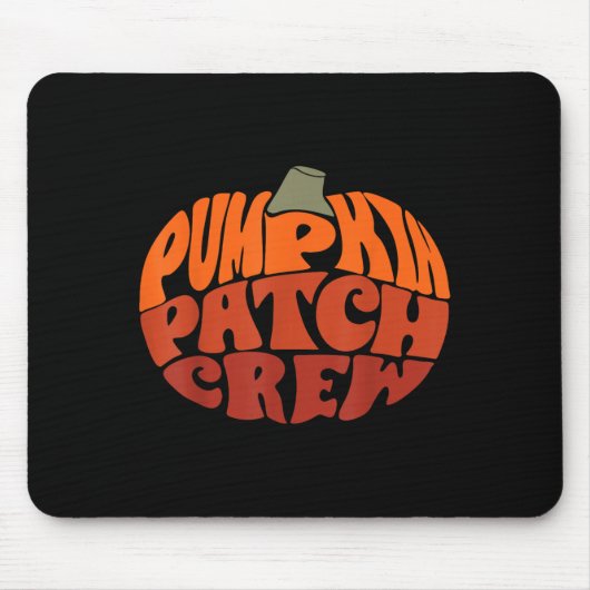 Pumpkin Patch Crew Funny Pumpkin Patch Squad Thank マウスパッド (正面)