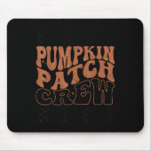 Pumpkin Patch Crew Halloween Pumpkin Patch Fall Fa マウスパッド (正面)