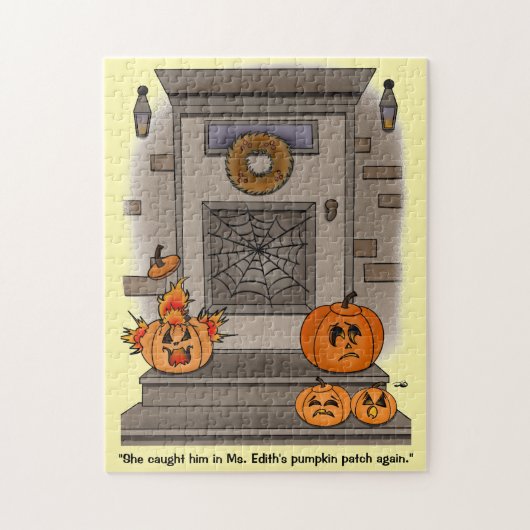 Pumpkin Patch Funny Jigsaw Puzzle ジグソーパズル (縦)