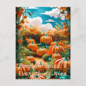 Pumpkin Patch Harvest シーズンポストカード (正面)