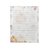 Pumpkin Patch Letter Notepad – Autumn Stationery  ノートパッド (回転)