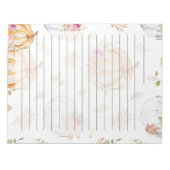 Pumpkin Patch Letter Notepad – Autumn Stationery  ノートパッド (正面)