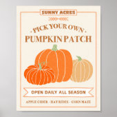 Pumpkin Patch Poster ポスター (正面)