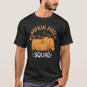 Pumpkin Patch Squad Fun Autumn Fall Tシャツ (正面)