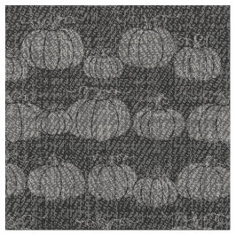 Pumpkin Patch Stripe - Tonal Charcoal Grey ファブリック