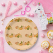 Pumpkin Pattern Paper Napkins – Halloween Party ペーパープレート (パーティー)