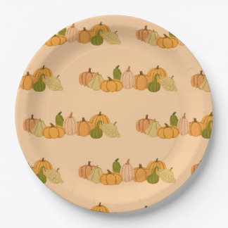 Pumpkin Pattern Paper Napkins – Halloween Party ペーパープレート