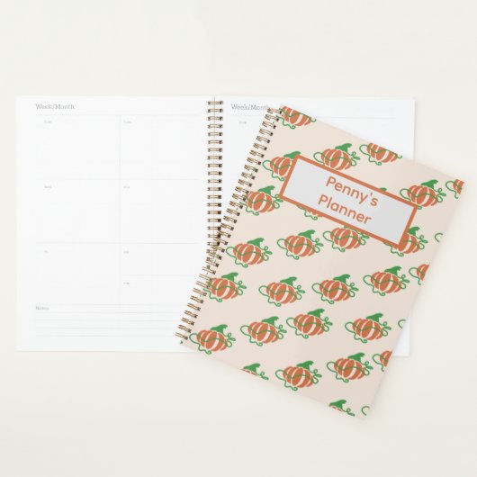 Pumpkin Personalised Planner プランナー手帳 (ディスプレー)