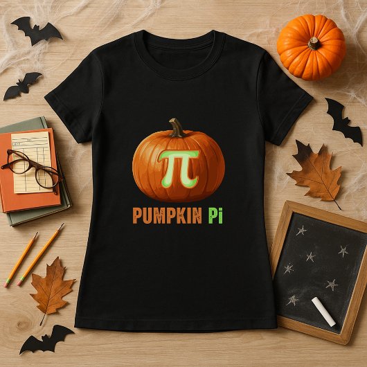 Pumpkin Pi Math Halloween Teacher  Tシャツ