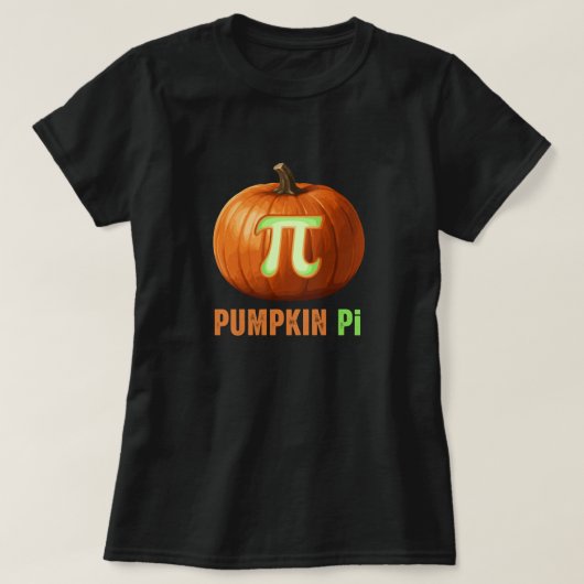 Pumpkin Pi Math Halloween Teacher Tシャツ (デザイン正面)