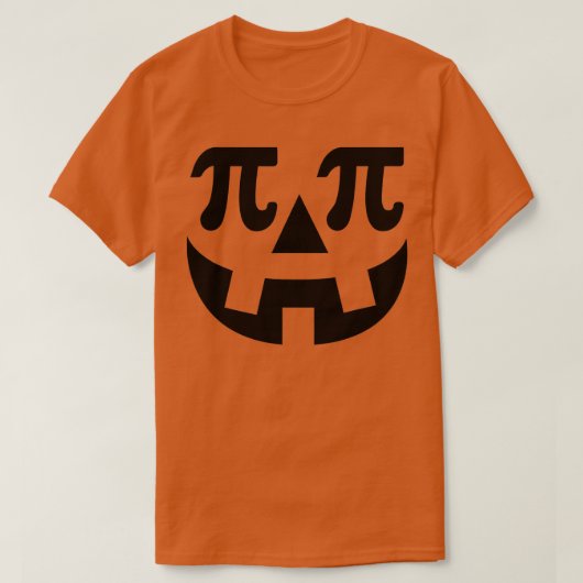 Pumpkin Pi Pie , Punny Halloween Costume, Math Pun Tシャツ (デザイン正面)