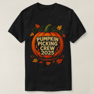 Pumpkin Picking Crew 2025 Halloween Tシャツ