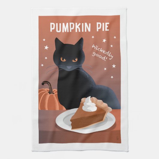 Pumpkin Pie キッチンタオル (縦)